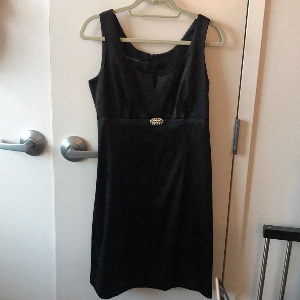 INC Black Stretch Cocktail Dress, Size 8